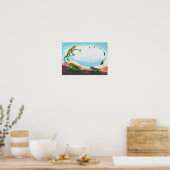 Een verbazingwekkende levenscyclus van een kikker poster (Keuken)