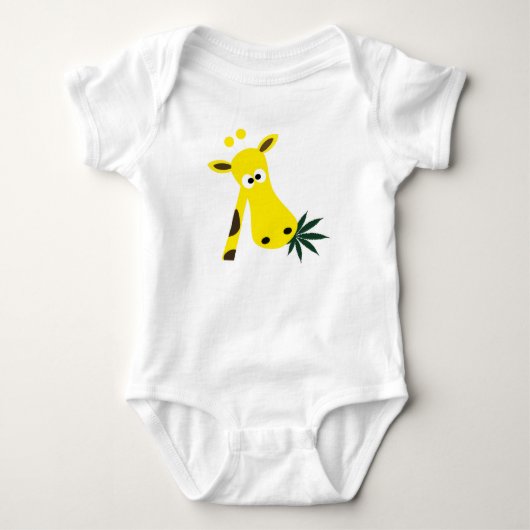 Een verbijsterde giraffe romper (Voorkant)