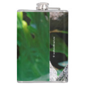 Een verbluffende Afrikaanse superman Heupfles (Achterkant)