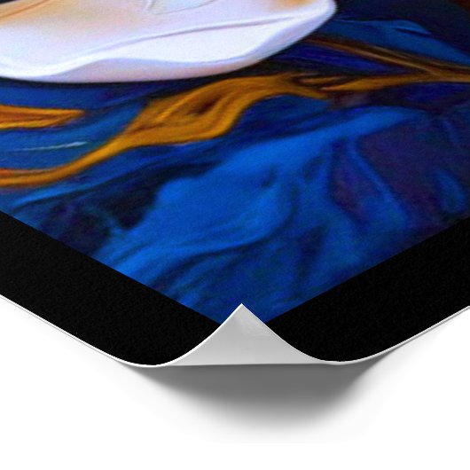 Een verbluffende Van Gogh-geïnspireerde illustrati Poster (Hoek)