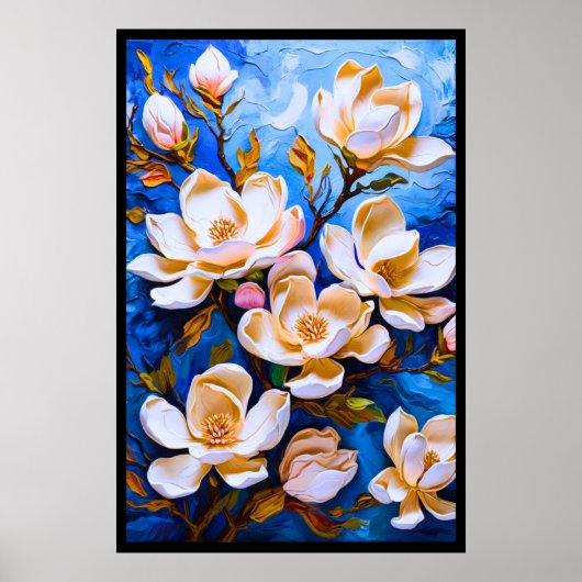 Een verbluffende Van Gogh-geïnspireerde illustrati Poster (Voorkant)