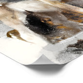 Een verbluffende Waterverf Wolf Poster (Hoek)