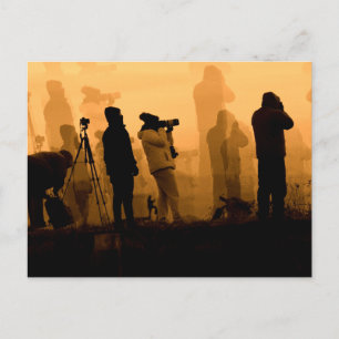 Een verbluffende zonsondergang - Gese fotograferen Briefkaart