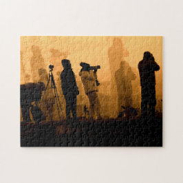 Een verbluffende zonsondergang - Gese fotograferen Legpuzzel