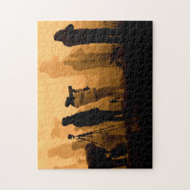Een verbluffende zonsondergang - Gese fotograferen Legpuzzel