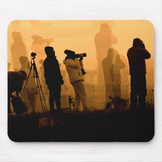 Een verbluffende zonsondergang - Gese fotograferen Muismat (Voorkant)