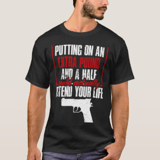 Een verborgen carry Shooting Appar bij een pond T-shirt