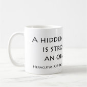 Een verborgen verbinding koffiemok (Links)