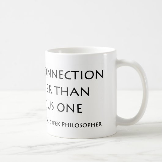 Een verborgen verbinding koffiemok (Rechts)