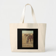 EÉN VEREERD PALOMINO WILD HORSE JUMBO TAS
