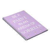 Een verf in een arena van Paarse vaten-laptop zijn Notitieboek (Rechterzijde)