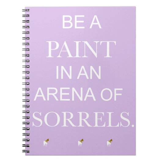Een verf in een arena van Paarse vaten-laptop zijn Notitieboek (Voorkant)