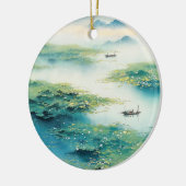Een verfrissende melodie 013 keramisch ornament (Links)