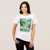 Een verfrissende melodie 017 Tri-Blend shirt (Voorkant volledig)