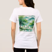 Een verfrissende melodie 017 Tri-Blend shirt (Achterkant)