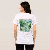 Een verfrissende melodie 017 Tri-Blend shirt (Achterkant volledig)
