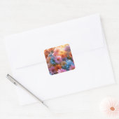 Een verfrissende melodie 023 vierkante sticker (Envelop)