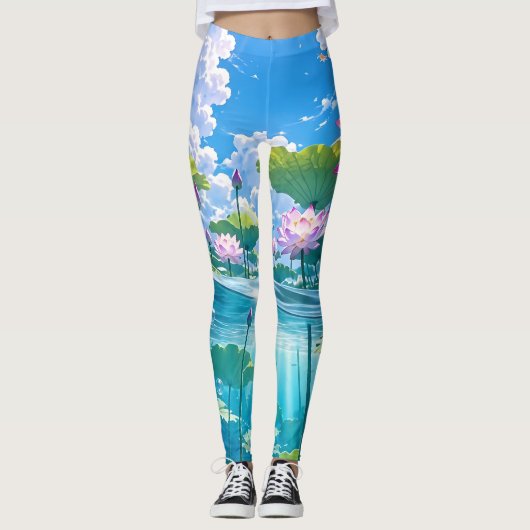 Een verfrissende melodie 034 leggings (Voorkant)