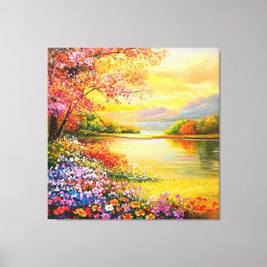 Een verfrissende melodie 035 canvas afdruk (Voorkant)