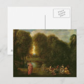 Een vergadering in een Park Briefkaart (Voorkant / Achterkant)