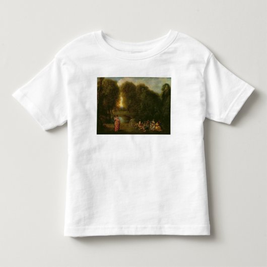 Een vergadering in een Park Kinder Shirts (Voorkant)