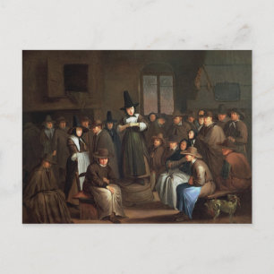 Een vergadering Quakers Briefkaart