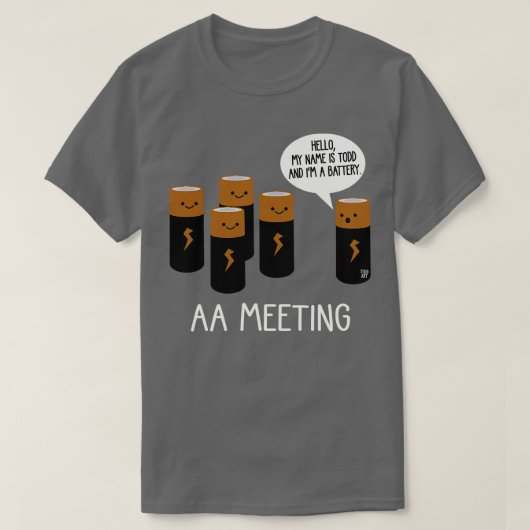 EEN VERGADERING T-SHIRT (Design voorkant)
