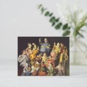 EEN VERGADERING VAN CLOWNS Office Humor Circus Act Briefkaart (Staand voorkant)