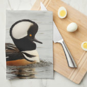 Een vergadering van de Gedekte Merganser Ducks bij Theedoek (Quarter Fold)