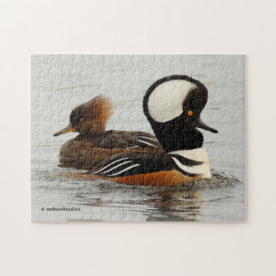 Een vergadering van de gekookte Merganser Ducks Legpuzzel