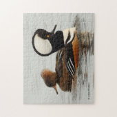 Een vergadering van de gekookte Merganser Ducks Legpuzzel (Verticaal)