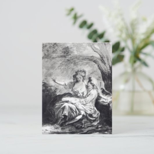 Een vergaderplaats voor liefde briefkaart (Staand voorkant)