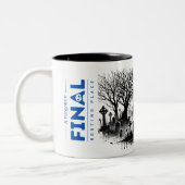 Een vergeten laatste rustplaats tweekleurige koffiemok (Links)