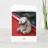 EEN VERGETEN VRIEND KAART (Achterkant)