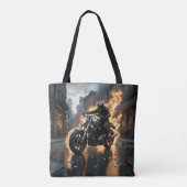 Een verhaal over snelheid, vuur, rozen en vrijheid tote bag (Achterkant)