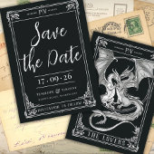 Een verhaal van Dragon Love Save the Date Kaart