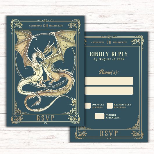 Een verhaal van Dragon Love | Tarot Wedding RSVP