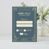 Een verhaal van Dragon Love | Tarot Wedding RSVP (Staand voorkant)