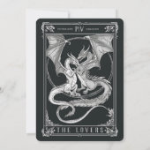 Een verhaal van Drakenliefde | Tarot bruiloft uitn Kaart (Achterkant)