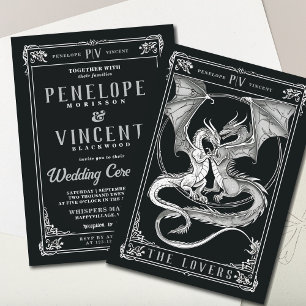 Een verhaal van Drakenliefde   Tarot bruiloft uitn Kaart