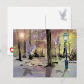 Een verhalenboek over kerst feestdagenkaart (Voorkant / Achterkant)