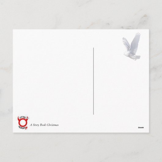 Een verhalenboek over kerst feestdagenkaart (Achterkant)