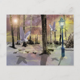 Een verhalenboek over kerst feestdagenkaart