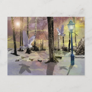 Een verhalenboek over kerst feestdagenkaart