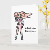 Een verjaardag die… kaart (Gele Bloem)