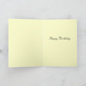 Een verjaardag - een grappig verjaardagsgedicht kaart (Binnen)