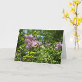 Een verjaardag van Juni Kaart (Gele Bloem)