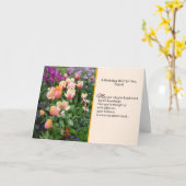 Een verjaardag voor jou, vriend kaart (Gele Bloem)