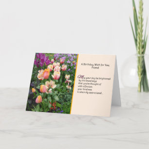 Een verjaardag voor jou, vriend kaart