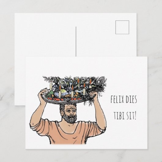 Een verjaardags pauw van Grumio Briefkaart (Voorkant / Achterkant)